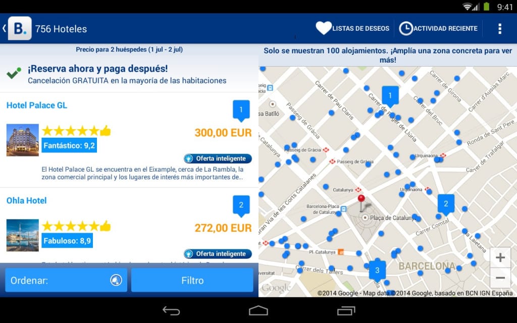 booking reserva de hoteles Apps para viajes de empresa